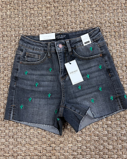 Judy Blue High Waist Cactus Shorts image 0