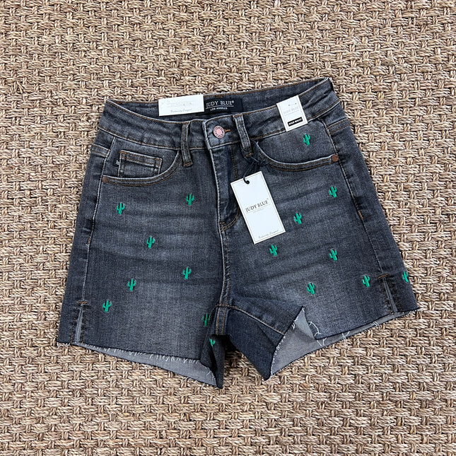 Judy Blue High Waist Cactus Shorts image 0