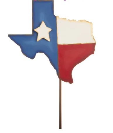 Texas Shaped Texas Flag