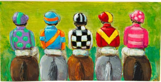 The Round Top Collection Off To The Races Canvas