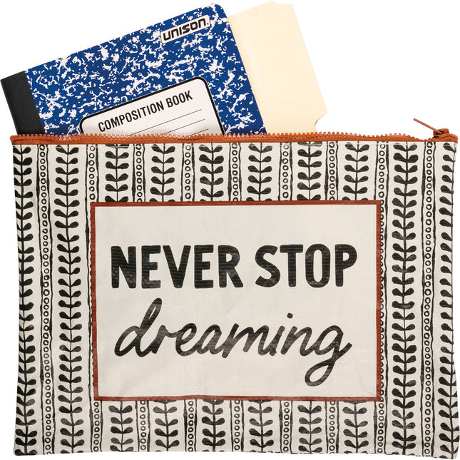 Zipper Folder - Never Stop image 0