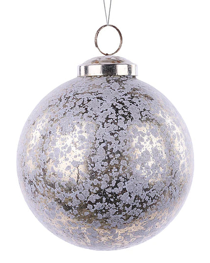 4"Dia Speckled Glass Ornament