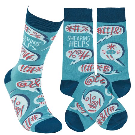 Swearing Helps Socks image 0