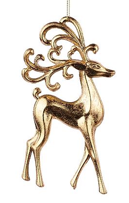 2 Asst 5.25"H Deer Orn