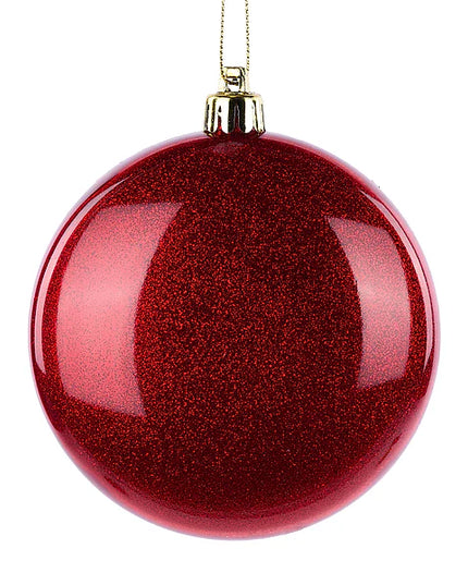 100mm Inside Glitter 2D Disc Ornament