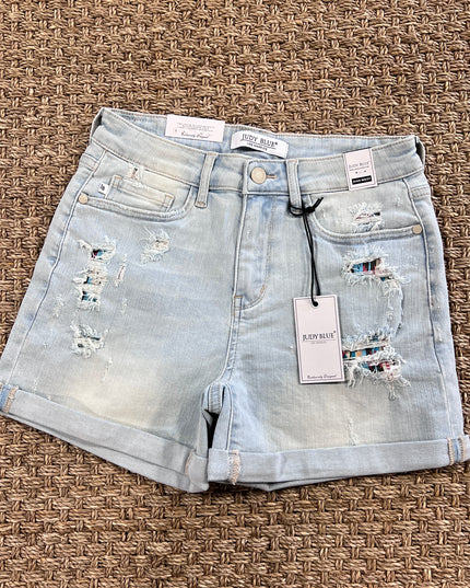 Judy Blue High Waist Aztec Shorts image 0