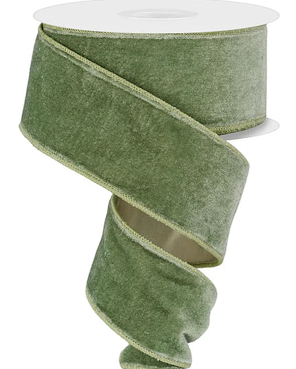 2.5"x10Y Velvet/Satin Backing (Assorted Colors)
