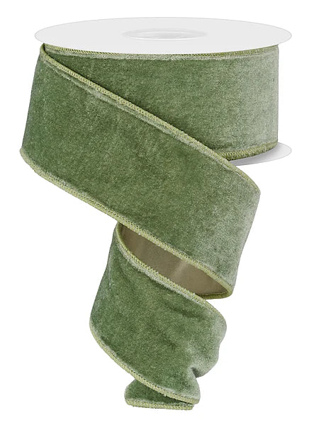 2.5"x10Y Velvet/Satin Backing (Assorted Colors)