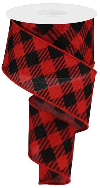 2.5" x 10yd Diagonal Check On Royal image 0