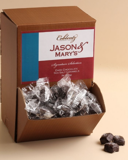 Single Dark Chocolate Sea Salt Caramels image 0