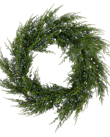 24"Dia Oregon Juniper/Berry Wreath