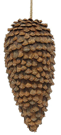 9.25"H x 4.5"Dia Fat Pinecone Finial