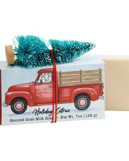 Christmas Goat Milk Bar Soap