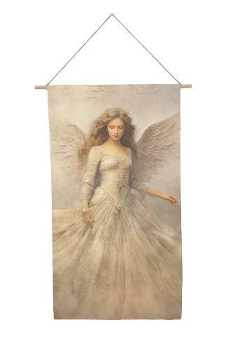 Angel Canvas Scroll 14" x 30"