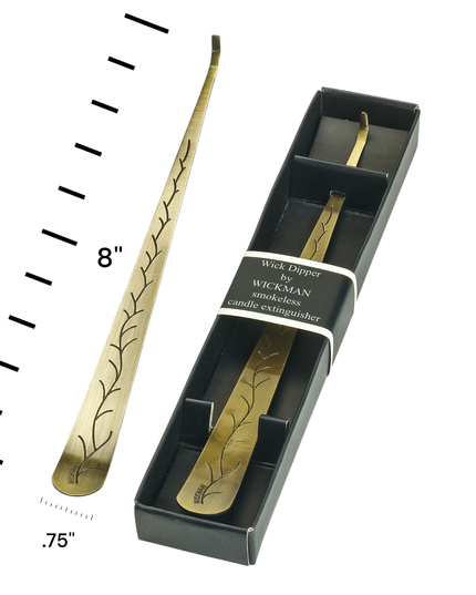 Antique Brass Wick Dipper