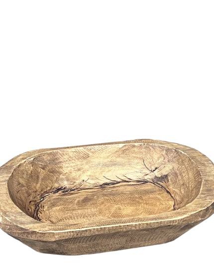 Hand Carved Wood Bowl image 0