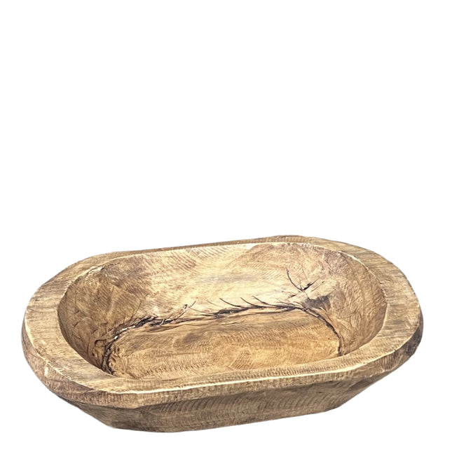 Hand Carved Wood Bowl image 0