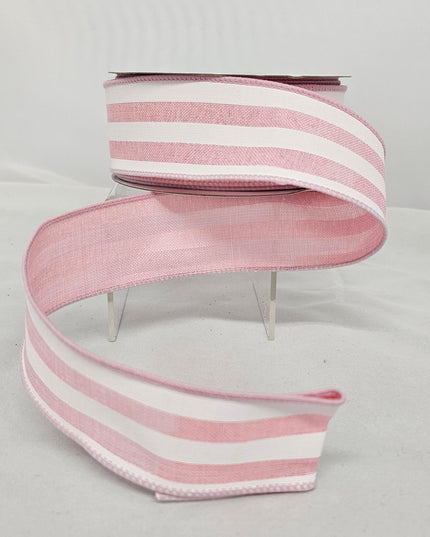 1.5"x10Y Dot/Lace/Stripe Ribbon Pink image 0