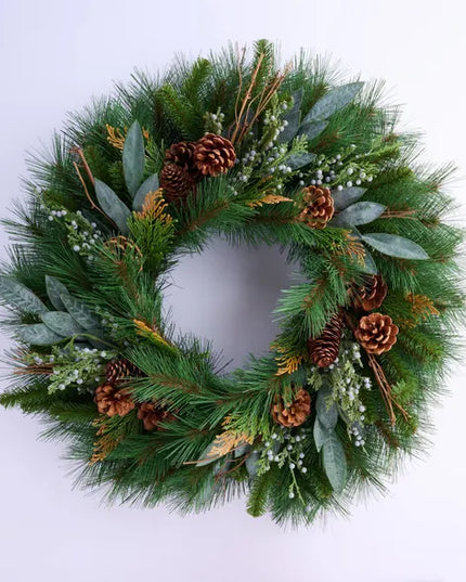 24"Dia Mixed Pine/Laurel/Cedar Wreath
