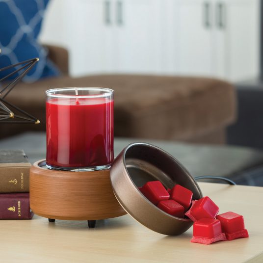 Pewter Walnut 2-In-1 Classic Fragrance Warmer image 1