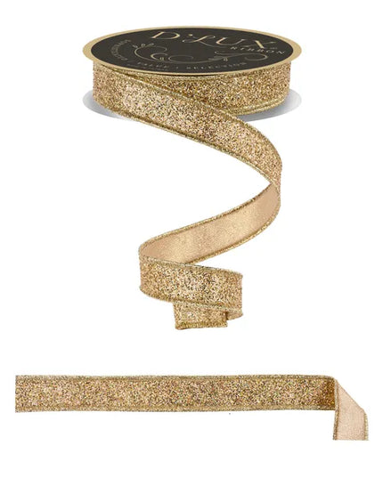 7/8" x 10yd Laser Glitter/Fused