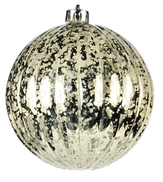 100mm Antique Look Vertical Stripe Ball