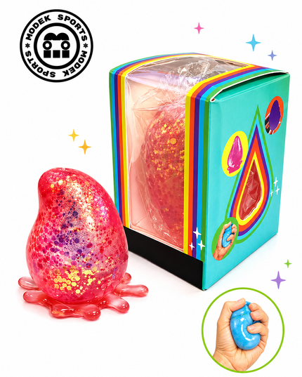 Glitter Squishy Drop Toy - Mystery Color