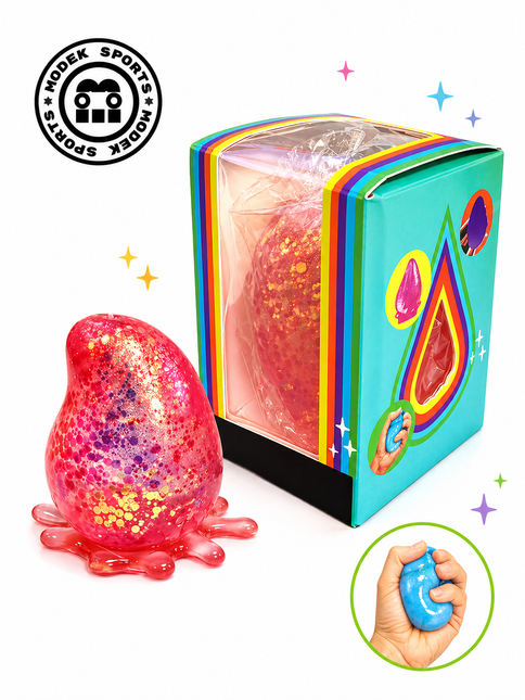 Glitter Squishy Drop Toy - Mystery Color