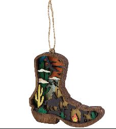 Cowboy Hat or Boot Ornaments