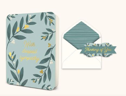 With Deepest Sympathy Deluxe Greeting Card