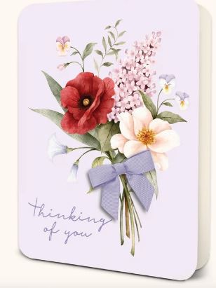 Posy Bouquet Deluxe Greeting Card