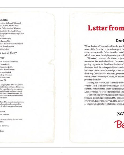 Betty Crocker Found Recipes: Betty Crocker