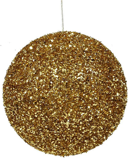 6" Glitter Ball Ornament