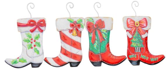 Cowboy Stocking Ornaments Assorted Styles