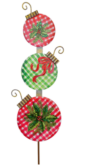 Gallery Gingham Ornament Topiary