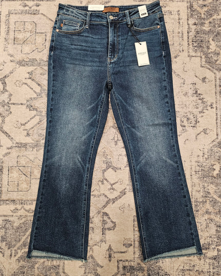 Judy Blue High Waist Dark Wash Kick Flare Jean image 0