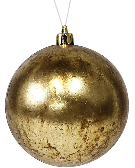 100mm Antique Look Seamless Ball Ornament