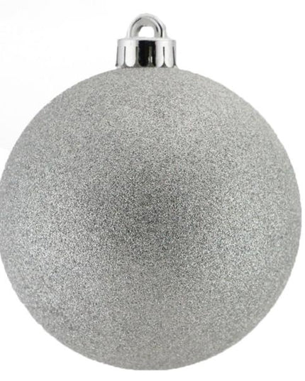 200MM Glittered Ball Silver image 0