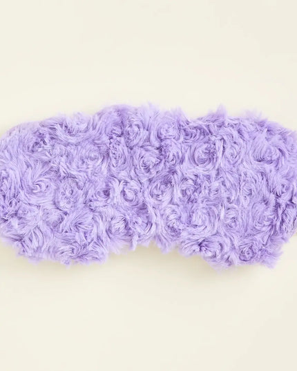 Curly Purple Warmies Eye Mask