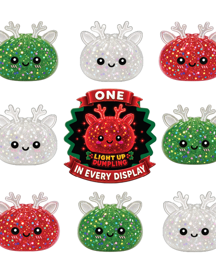 Fun Doh Christmas Mystery Reindeer Dumpling Squishy Toy