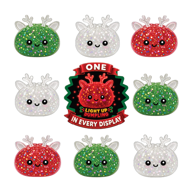 Fun Doh Christmas Mystery Reindeer Dumpling Squishy Toy