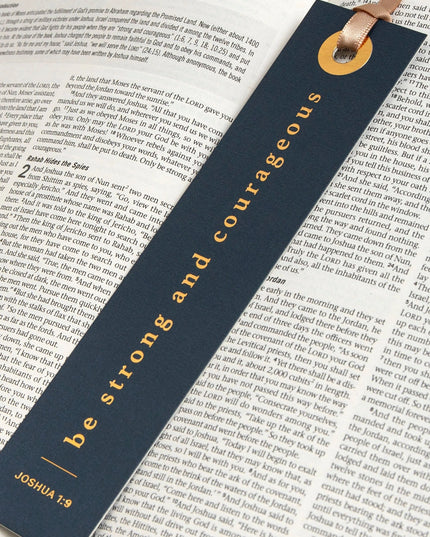 Be Strong And Courageous Scripture Bookmark