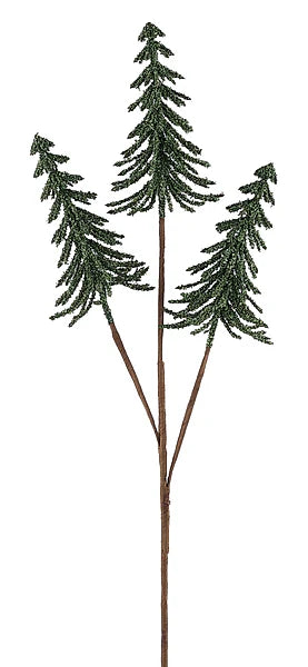 22.5"L Powdered Pine Tree Pick