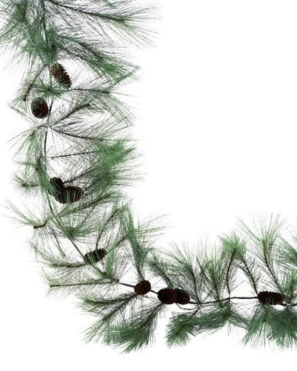 6'L Mixed Pine/Pinecone Garland