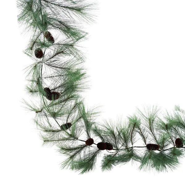 6'L Mixed Pine/Pinecone Garland