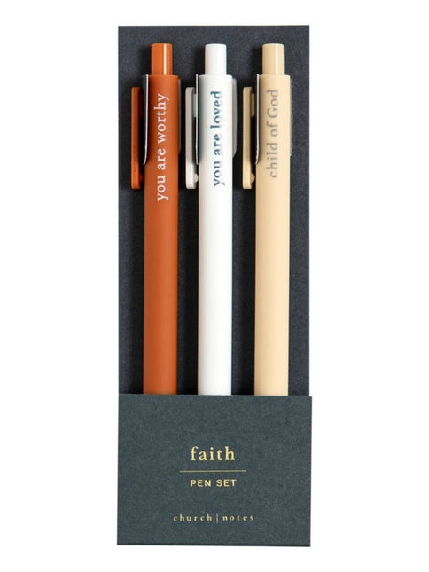 Faith Bible Study Pen Set