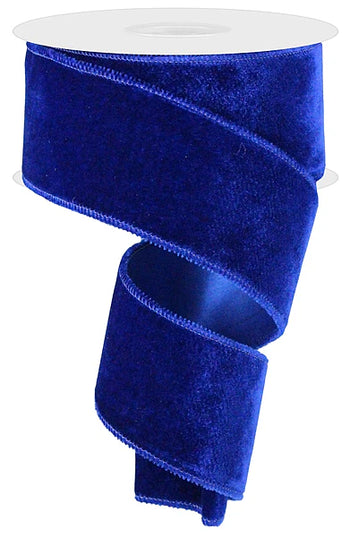 2.5"x10Y Velvet/Satin Backing (Assorted Colors)