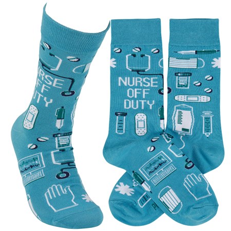 Nurse Off Duty Socks image 0
