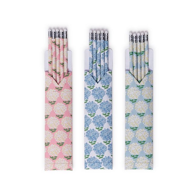 Hydrangea Pattern Pencil Set image 0
