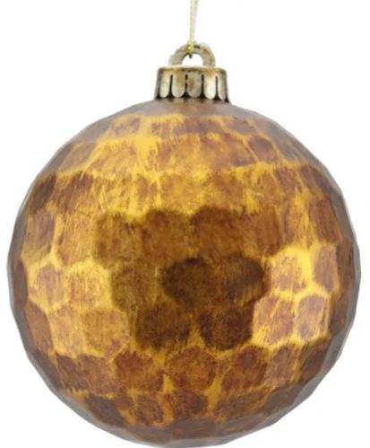120Mm Antique Look Honeycomb Ball Ornament